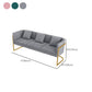 Tuxedo Arm Tight Back Sofa Contemporary Fabric Standard Settee