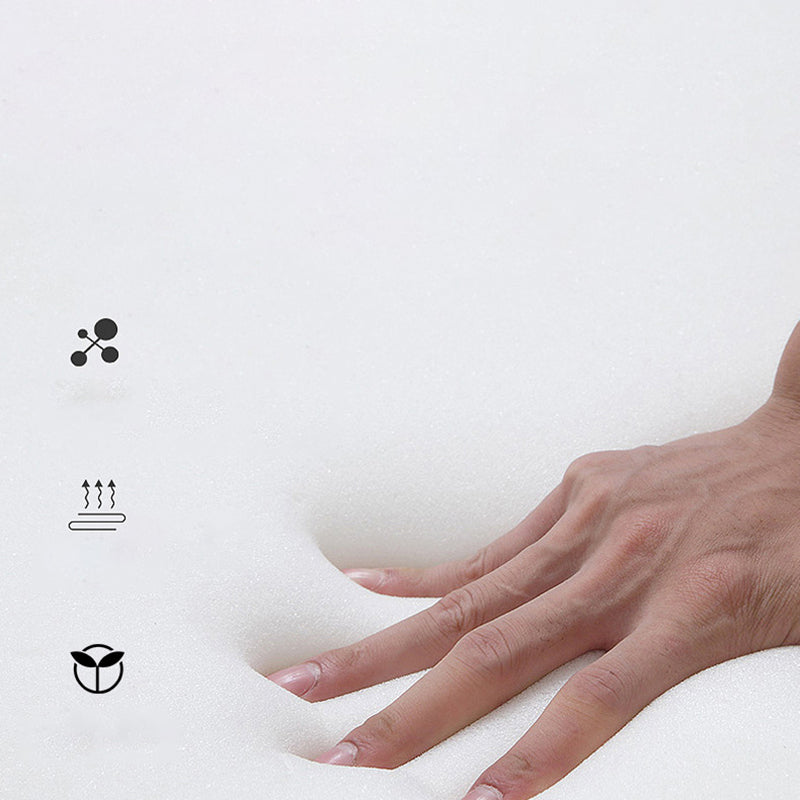 Contemporary Sloped Arm Curved Sofa White Tight Back Fabric Settee Clearhalo 'furn' 'furn_sofas' 'Furniture' 'Living Room Furniture' 'Sofa' 'sofas' 6189461