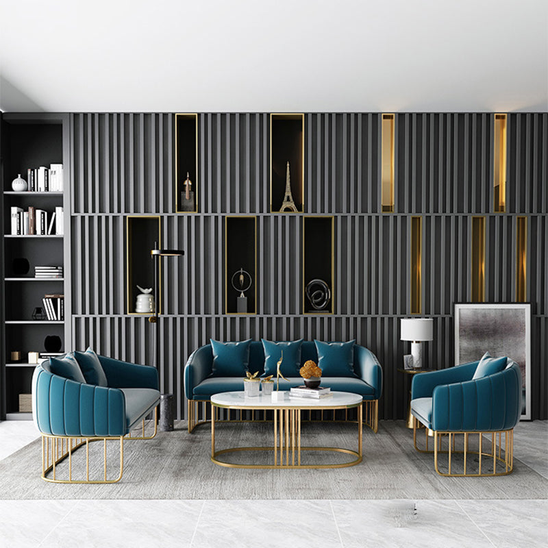 コンテンポラリーファブリックの標準的なセッピースロップアームタイトバックソファ