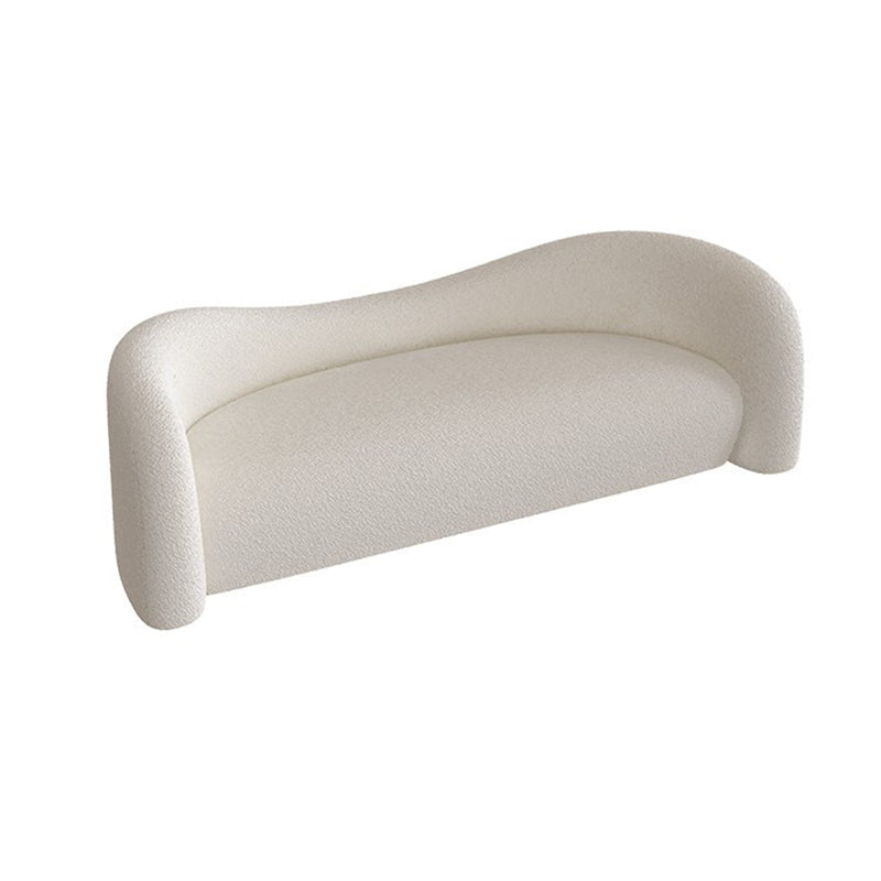 Sofá estándar de la tela de tela de tela de camello contemporánea