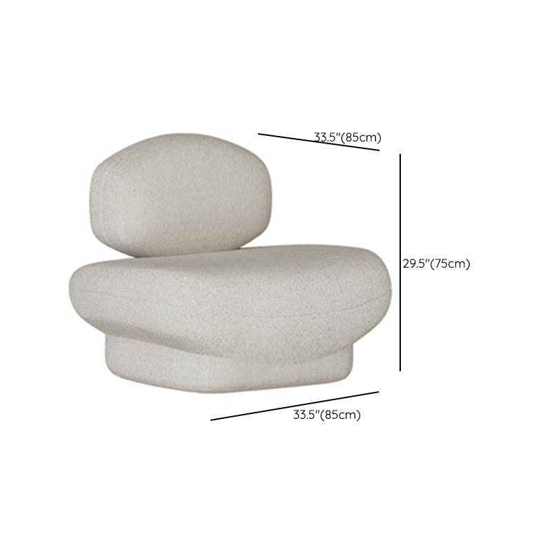 Divano in tessuto a back -gallo standard senza braccio contemporaneo per soggiorno