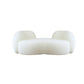 Contemporary Fabric Curved Sofa Tight Back Tuxedo Arm Seating