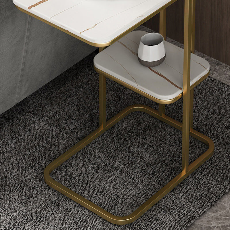 Mesa moderna de la esquina C redonda de la pizarra.