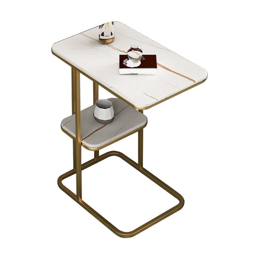 Mesa moderna de la esquina C redonda de la pizarra.