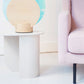 Mid-Century Modern 16.53" H Oval Wood Top Iron Abstract Base Coffee Table Clearhalo 'Coffee & Accent Tables' 'Coffee Tables' 'coffee_tables' 'furn' 'furn_coffee_tables' 'Furniture' 'Living Room Furniture' 6189779