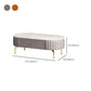 Glam 4 Legs Metal Coffee Table Draw included Oval Single Cocktail Table Clearhalo 'Coffee & Accent Tables' 'Coffee Tables' 'coffee_tables' 'furn' 'furn_coffee_tables' 'Furniture' 'Living Room Furniture' 6189802