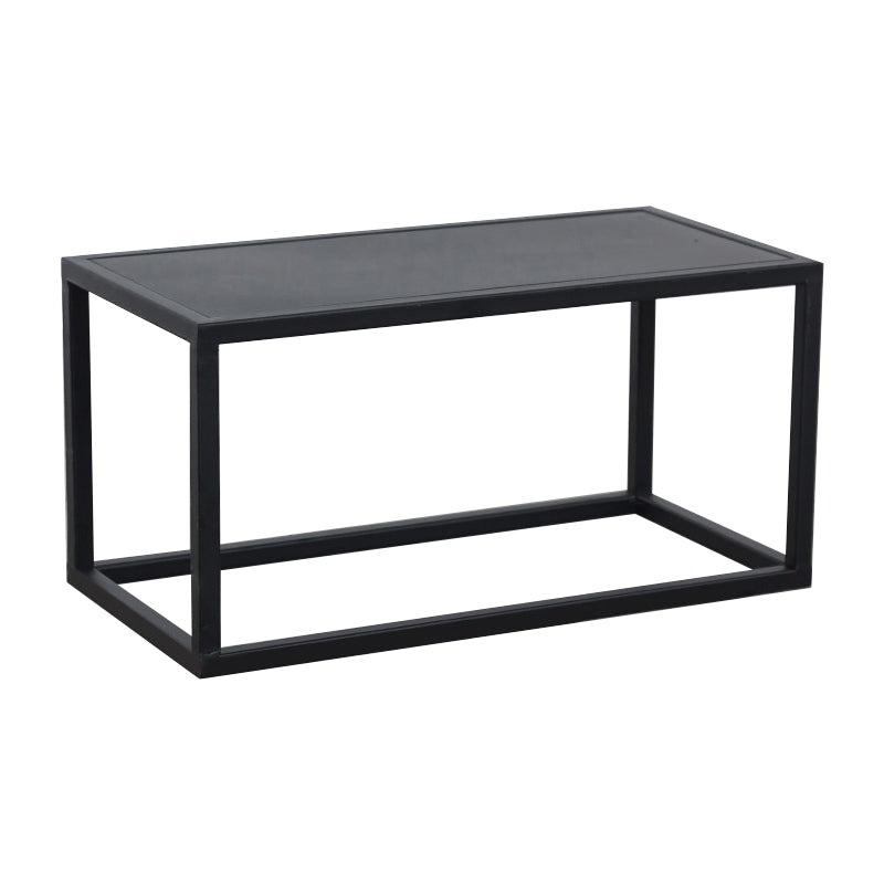 Mesa de deslizamiento de extremo de metal de mediados de siglo Mesa de esquina de sofá marco minimalista