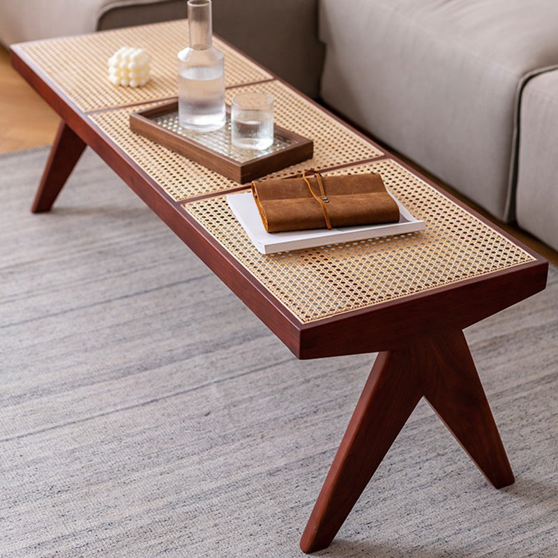 Tropical Solid Wood Bedroom Bench 50" L Seating Bench with Legs Clearhalo 'Benches' 'Chairs & Seating' 'furn' 'furn_benches' 'Furniture' 'Living Room Furniture' 6190094