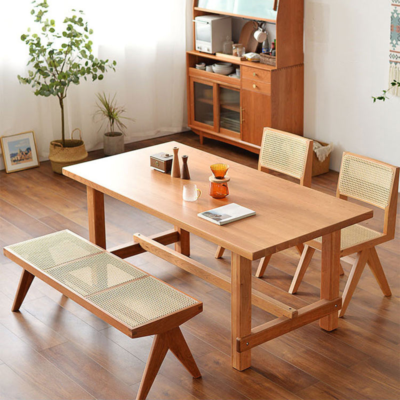 Tropical Solid Wood Bedroom Bench 50" L Seating Bench with Legs Clearhalo 'Benches' 'Chairs & Seating' 'furn' 'furn_benches' 'Furniture' 'Living Room Furniture' 6190102