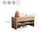 Modern Rubber Wood Bench Rectangle Storage Accent Bench with Drawers Clearhalo 'Benches' 'Chairs & Seating' 'furn' 'furn_benches' 'Furniture' 'Living Room Furniture' 6190118