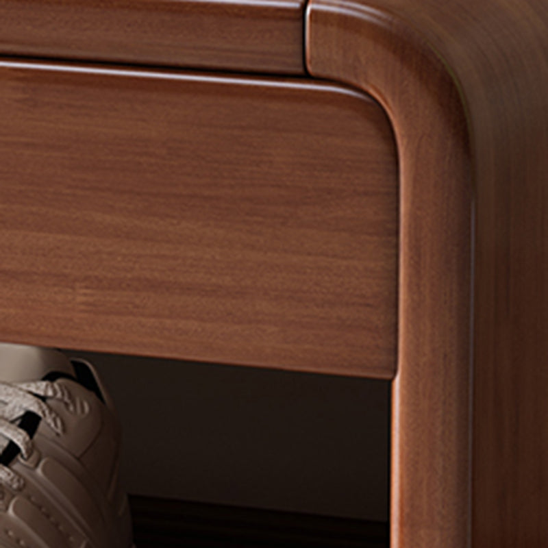 Contemporary Rubber Wood Bench Rectangle Storage Accent Bench with Drawer Clearhalo 'Benches' 'Chairs & Seating' 'furn' 'furn_benches' 'Furniture' 'Living Room Furniture' 6190126