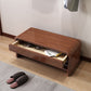 Contemporary Rubber Wood Bench Rectangle Storage Accent Bench with Drawer Clearhalo 'Benches' 'Chairs & Seating' 'furn' 'furn_benches' 'Furniture' 'Living Room Furniture' 6190131
