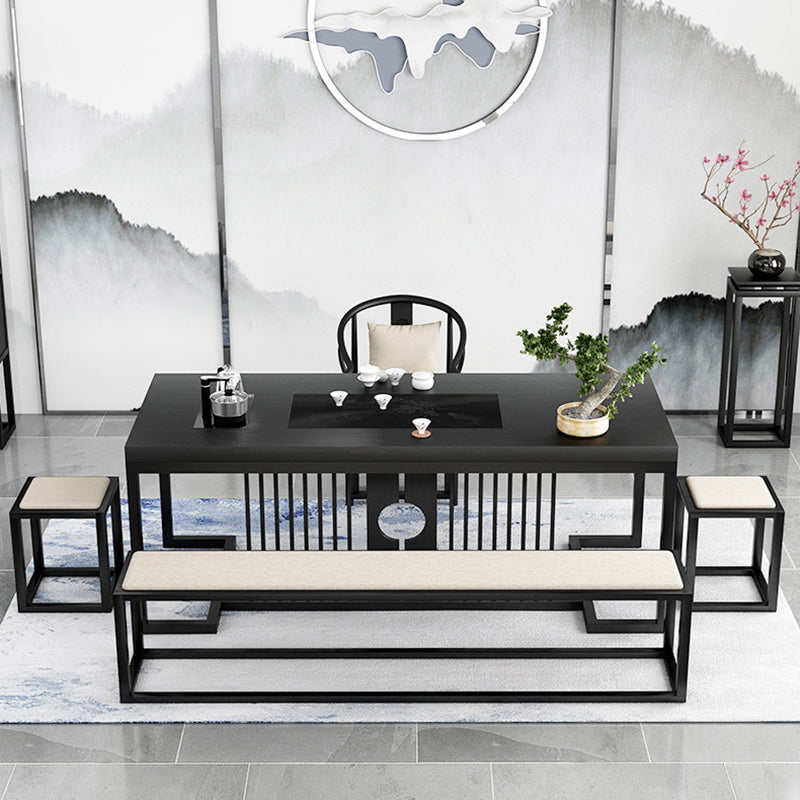 11.7-inch Width Modern Seating Bench Cushioned Metal Bedroom Bench Clearhalo 'Benches' 'Chairs & Seating' 'furn' 'furn_benches' 'Furniture' 'Living Room Furniture' 6190148