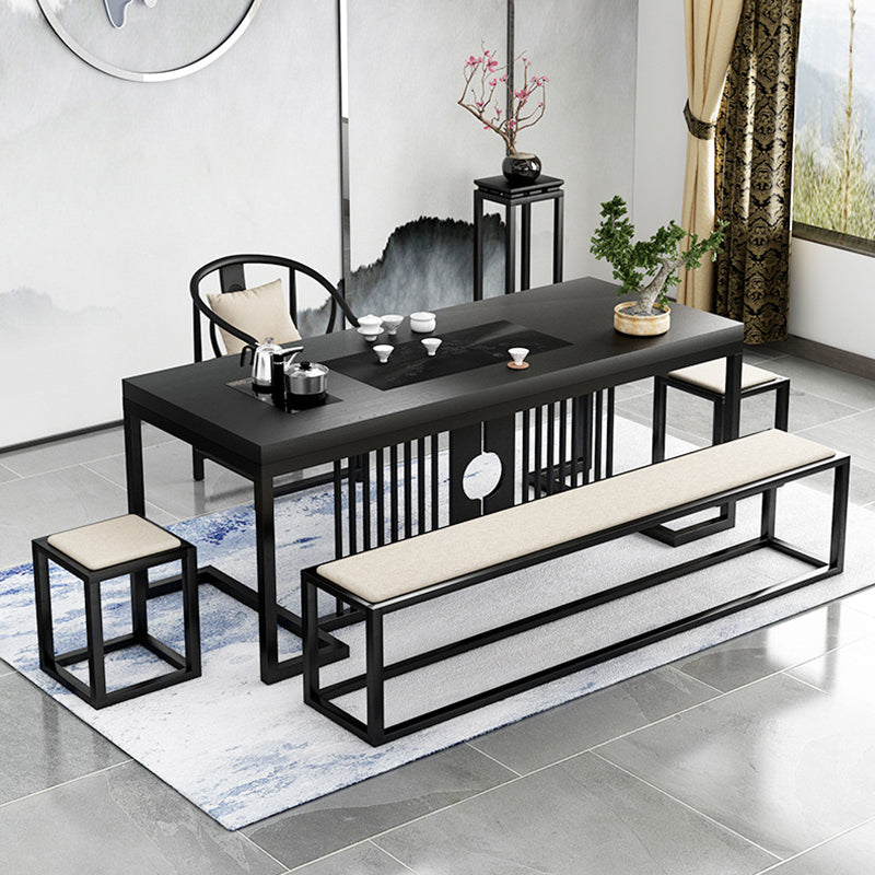 11.7-inch Width Modern Seating Bench Cushioned Metal Bedroom Bench Clearhalo 'Benches' 'Chairs & Seating' 'furn' 'furn_benches' 'Furniture' 'Living Room Furniture' 6190150