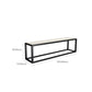 11.7-inch Width Modern Seating Bench Cushioned Metal Bedroom Bench Clearhalo 'Benches' 'Chairs & Seating' 'furn' 'furn_benches' 'Furniture' 'Living Room Furniture' 6190162