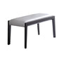 15.99-inch Width Bench Mid-Century Modern Cushioned Seating Bench Clearhalo 'Benches' 'Chairs & Seating' 'furn' 'furn_benches' 'Furniture' 'Living Room Furniture' 6190197