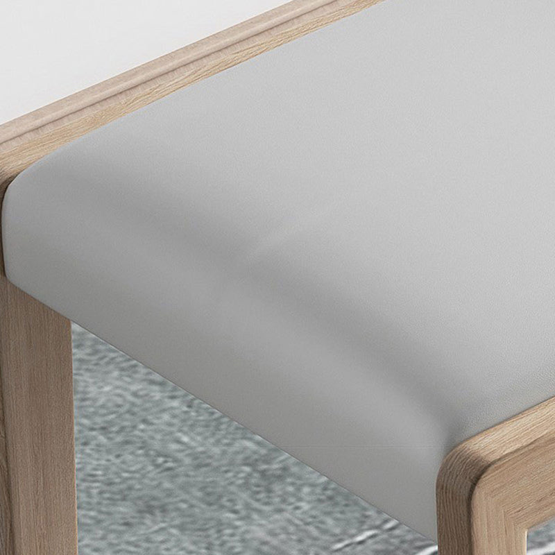 15.99-inch Width Bench Mid-Century Modern Cushioned Seating Bench Clearhalo 'Benches' 'Chairs & Seating' 'furn' 'furn_benches' 'Furniture' 'Living Room Furniture' 6190200