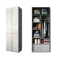 Armoire armoire de garde-robe moderne avec rail de vêtements