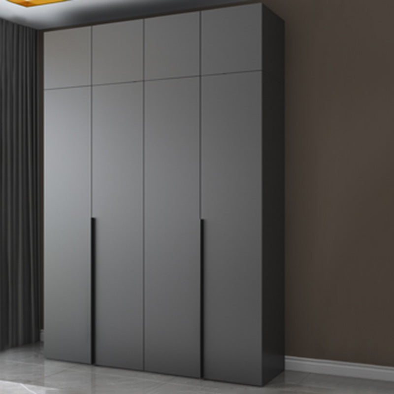 Moderno gabinete de madera dormitorio suave puertas cerradas armario