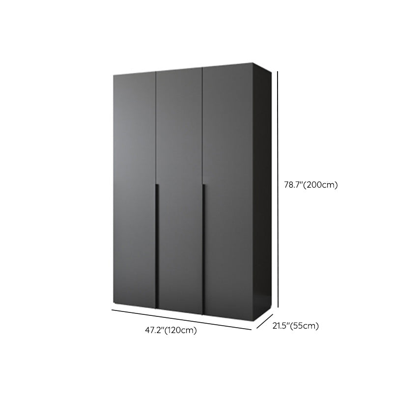 Moderno gabinete de madera dormitorio suave puertas cerradas armario