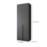 Moderno gabinete de madera dormitorio suave puertas cerradas armario