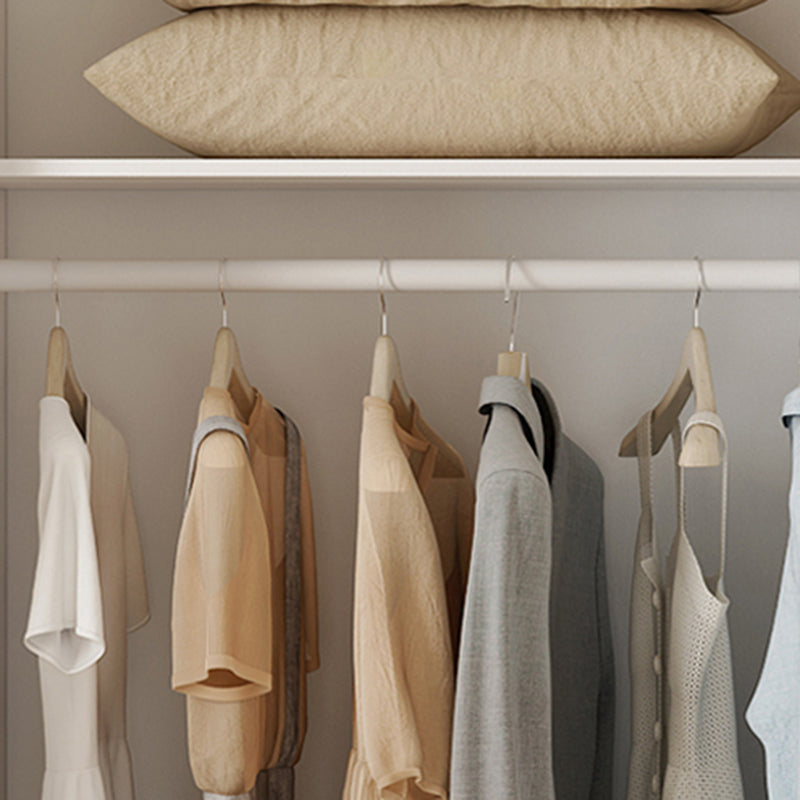 Armadio per il guardaroba camera da letto moderno armadio bianco con porte scorrevoli