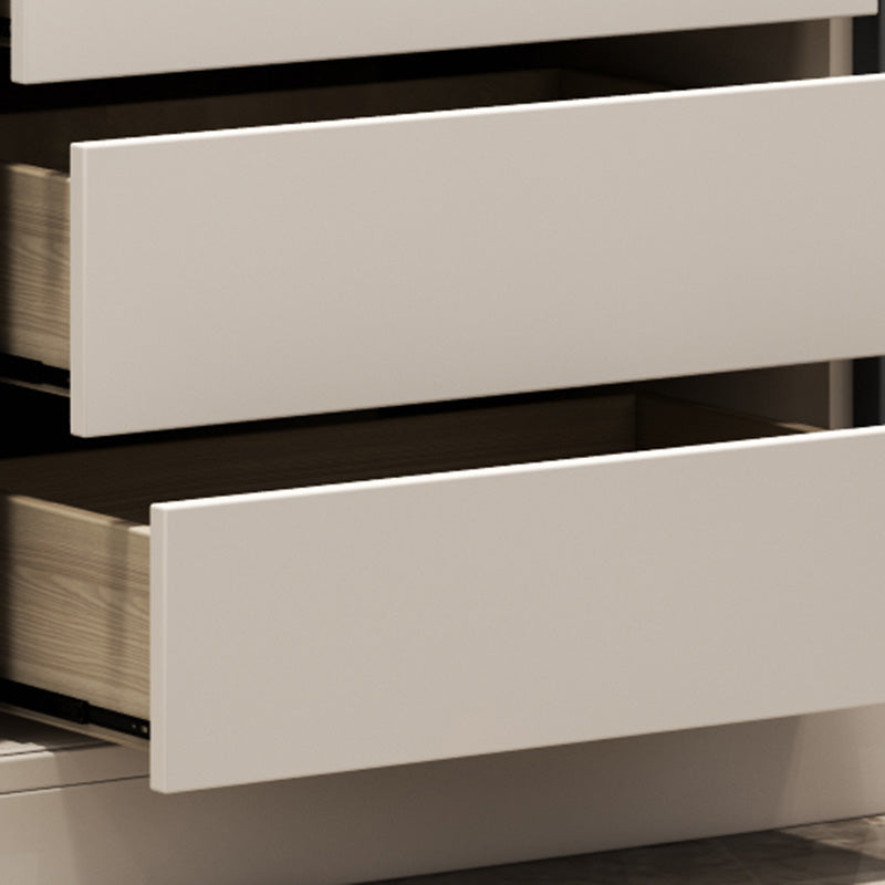 Moderne stijl schuifdeuren arme houten opbergkast met planken