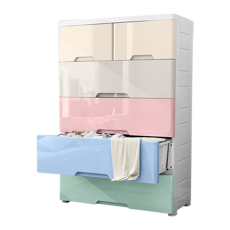 Armoire non conservatrice avec armoire de rangement en plastique de tiroir avec jambes