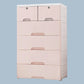 Armoire non conservatrice avec armoire de rangement en plastique de tiroir avec jambes