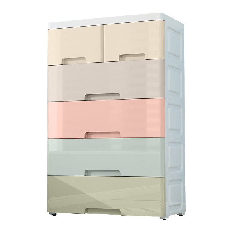Armoire non conservatrice avec armoire de rangement en plastique de tiroir avec jambes