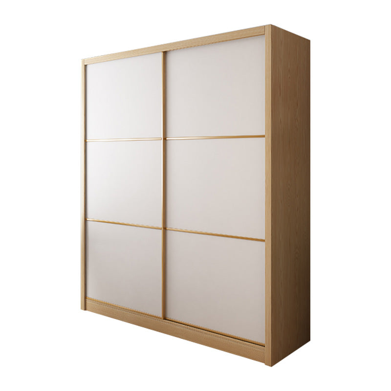 Armoire de couleur finale naturelle Closet de garde-robe en bois contemporain avec tiroir