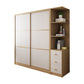 Armoire de couleur finale naturelle Closet de garde-robe en bois contemporain avec tiroir