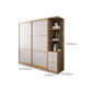 Armoire de couleur finale naturelle Closet de garde-robe en bois contemporain avec tiroir