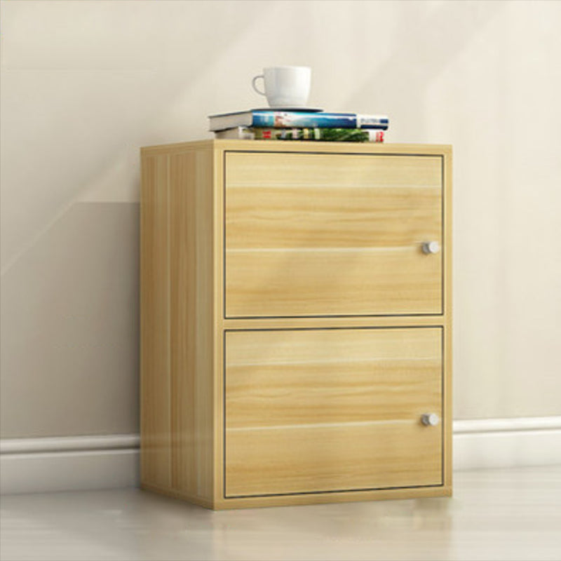 Armoire de rangement en faux bois moderne finition mate Armoire non en bois moderne avec portes à charnière