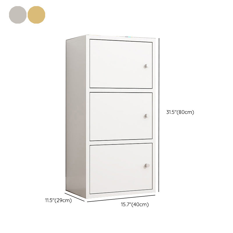 Armoire de rangement en faux bois moderne finition mate Armoire non en bois moderne avec portes à charnière