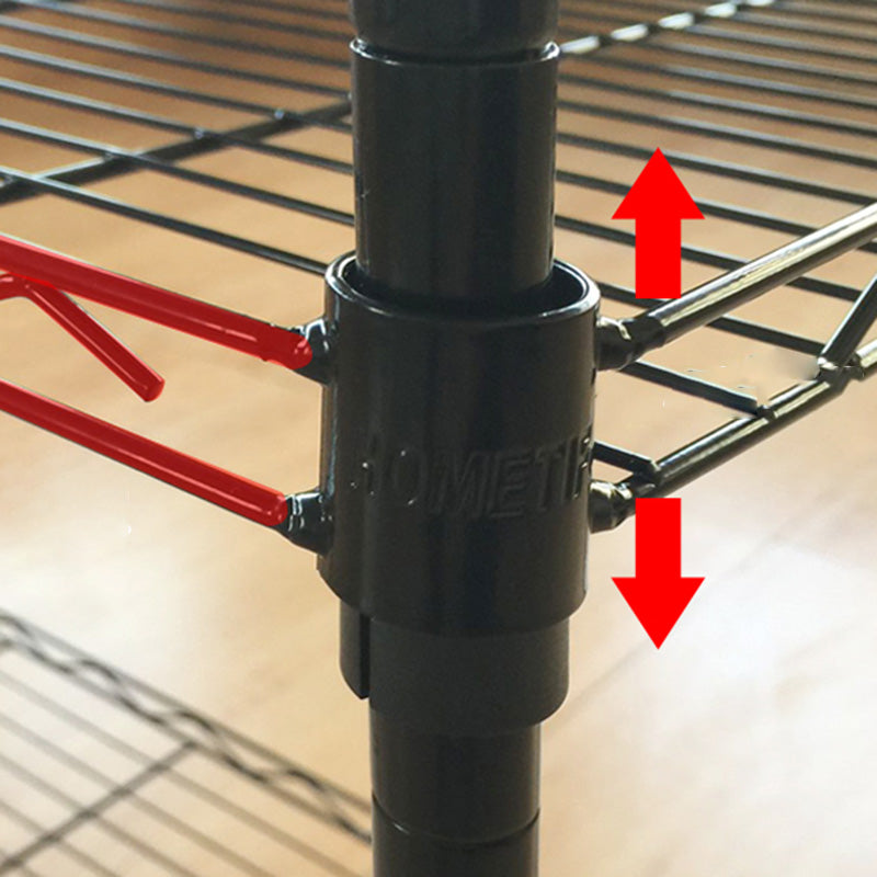 Tie en tissu en acier de garde-robe de style contemporain à 2 étagères comprenant un placard de garde-robe