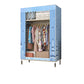 Stalen garderobe kast met benen moderne garderobe armoire met planken