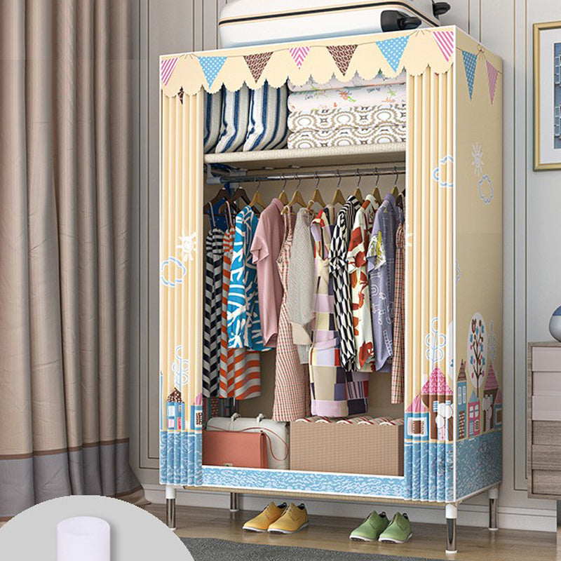 Stalen garderobe kast met benen moderne garderobe armoire met planken