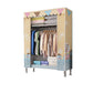 Stalen garderobe kast met benen moderne garderobe armoire met planken
