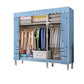 Stalen garderobe kast met benen moderne garderobe armoire met planken