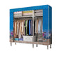 Stalen garderobe kast met benen moderne garderobe armoire met planken