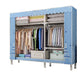 Stalen garderobe kast met benen moderne garderobe armoire met planken