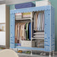 Stalen garderobe kast met benen moderne garderobe armoire met planken