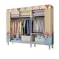 Stalen garderobe kast met benen moderne garderobe armoire met planken