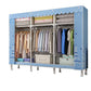 Stalen garderobe kast met benen moderne garderobe armoire met planken