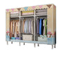 Stalen garderobe kast met benen moderne garderobe armoire met planken