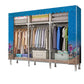 Stalen garderobe kast met benen moderne garderobe armoire met planken