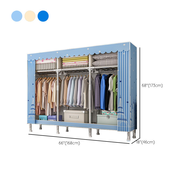 Stalen garderobe kast met benen moderne garderobe armoire met planken