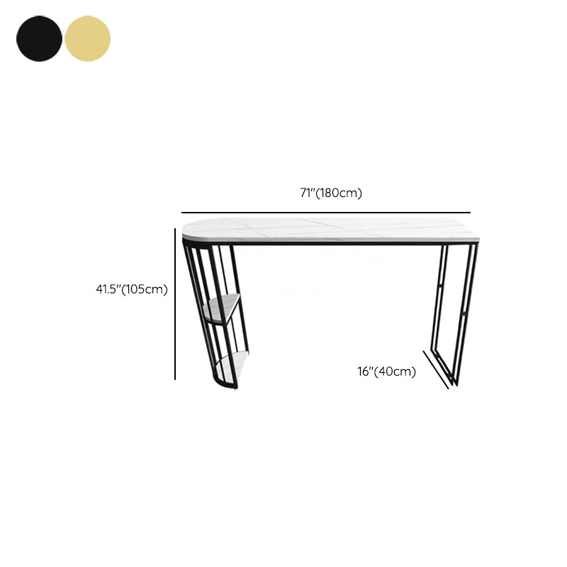 Modern Stone Bar Table Set 1/3 Pieces Fixed Bistro Set for Indoor Clearhalo 'Bar Furniture' 'furn' 'furn_home_bar_bar_sets' 'Furniture' 'Home Bars & Bar Sets' 'home_bar_bar_sets' 'Kitchen & Dining Furniture' 6191222