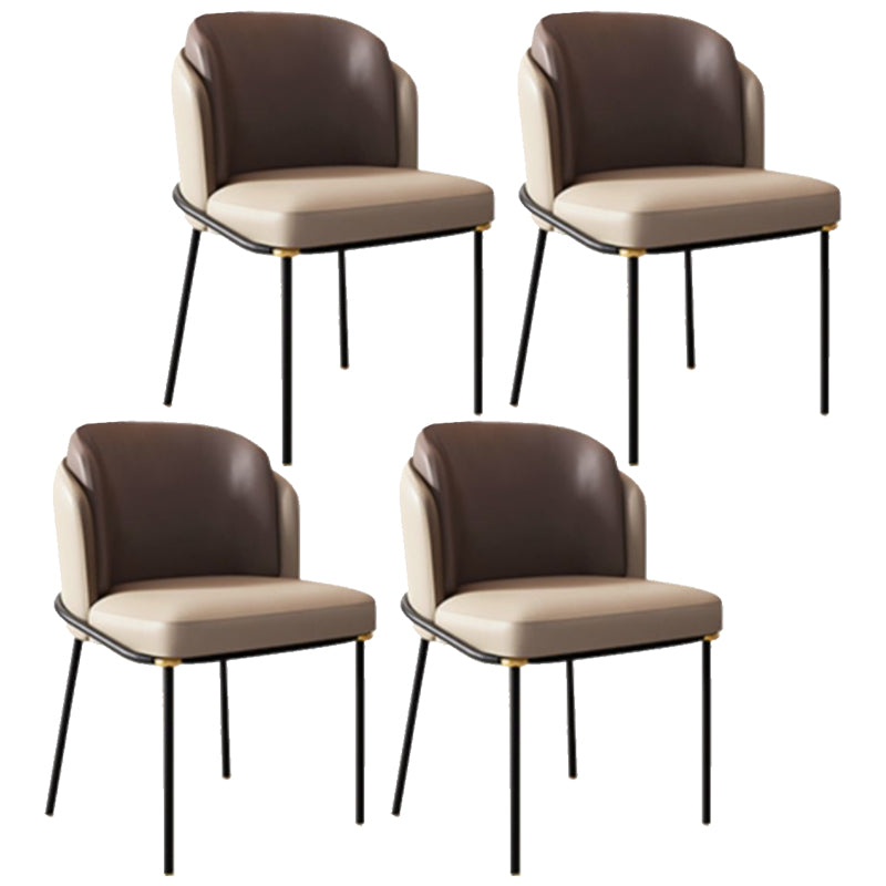 Juego de comedor de piedra sinterizada, mesa rectangular moderna y sillas tapizadas